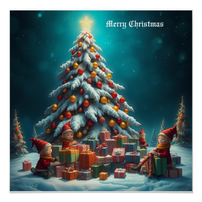 Pôster Árvore de Natal (Frente)