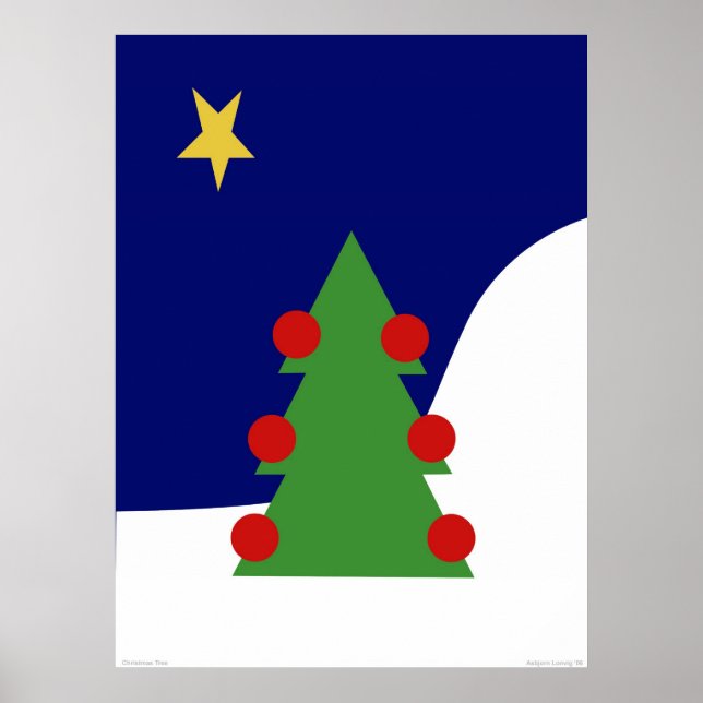 Pôster Árvore de Natal (Frente)