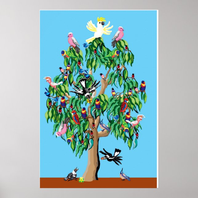 Poster árvore de Natal australiana (Frente)