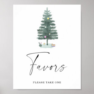Poster Árvore de Natal - Cartaz de Lembranças