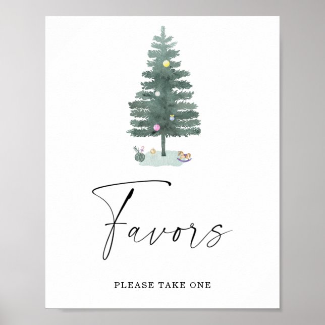 Poster Árvore de Natal - Cartaz de Lembranças (Frente)