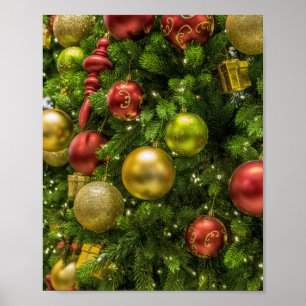 Poster Árvore de Natal decorada