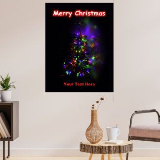 Poster Árvore de Natal - Feliz Natal