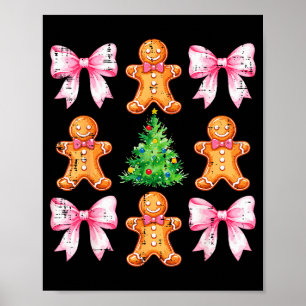 Poster Árvore de Natal Homem de Biscoito Arco de Natal Xm