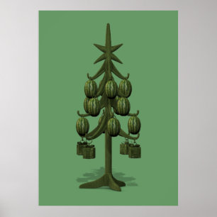 Pôster Árvore de Natal Melon