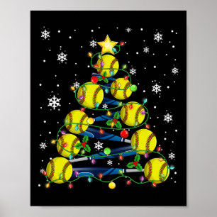 Poster Árvore de Natal Softll Feliz Natal Pijamas Homens