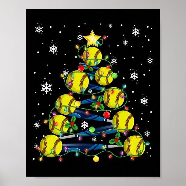 Poster Árvore de Natal Softll Feliz Natal Pijamas Homens  (Frente)