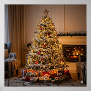 Poster Árvore de Natal totalmente desornada