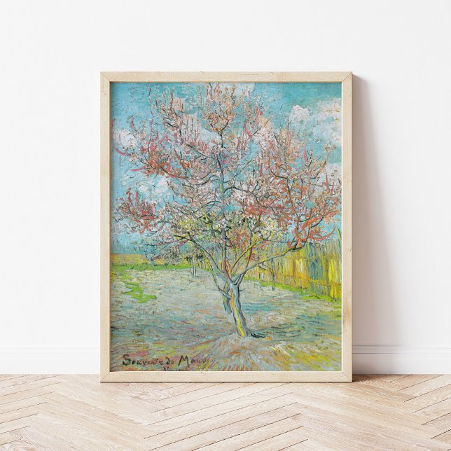 Poster Árvore de Pêssego de Flor | Vincent van Gogh (Criador carregado)