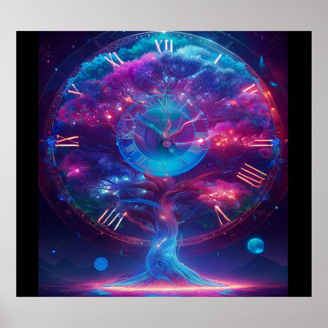 Poster Árvore de Tempo (Frente)