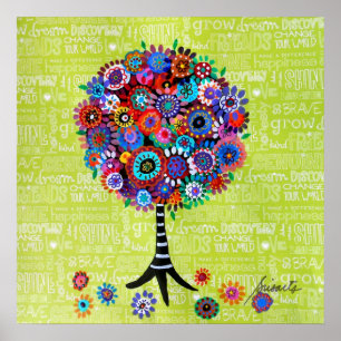 POSTER ÁRVORE DE VIDA POR PRISARTS