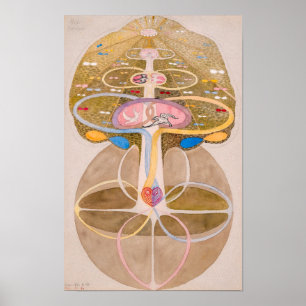 Poster Árvore do Conhecimento Nº 1 Hilma af Klint