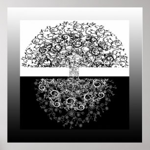 Pôster Árvore do equilíbrio da vida