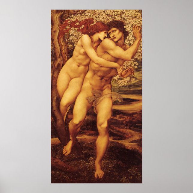 Pôster Árvore do Perdão, Sir Edward Coley Burne-Jones (Frente)