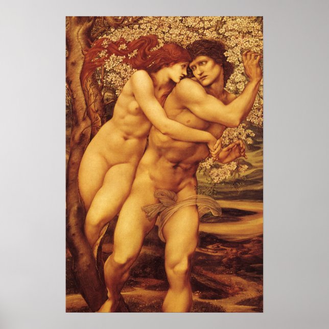 Pôster Árvore do Perdão, Sir Edward Coley Burne-Jones (Frente)