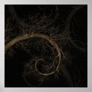 Poster Árvore espiral do ouro nº 1