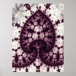 Poster Árvore Fractal