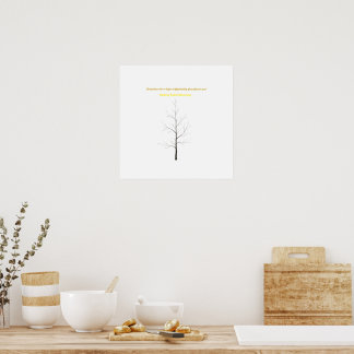 Poster Árvore Genealógica Personalizada: Arte Minimalista
