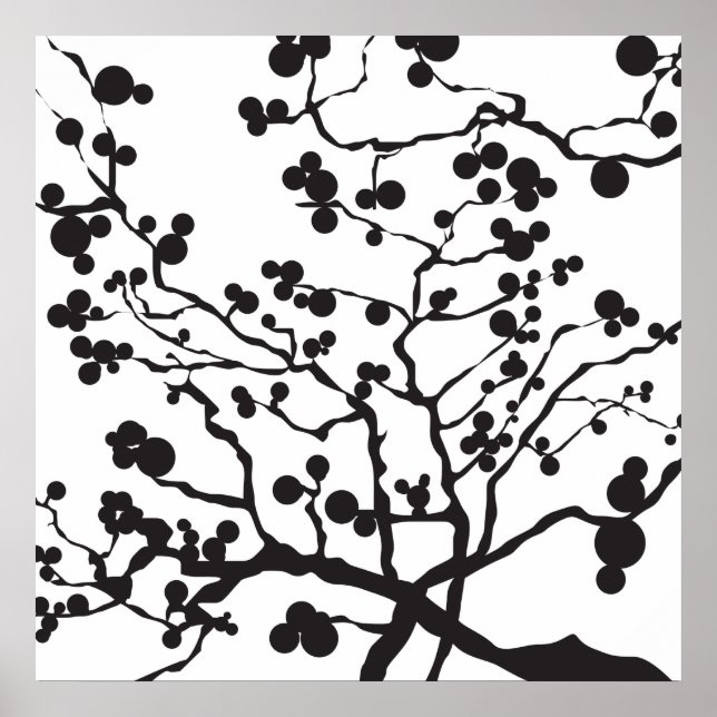 Pôster árvore negra (Frente)
