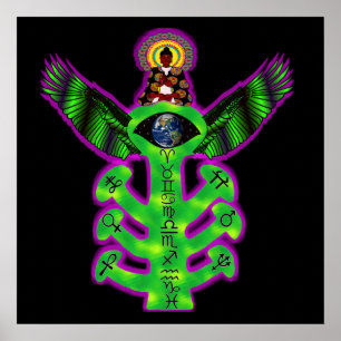 Poster Árvore Sagrada do Conhecimento