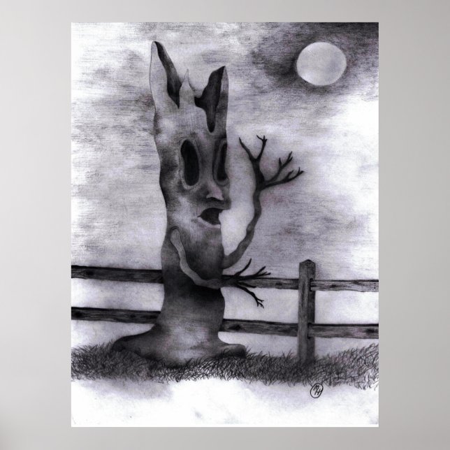 Poster "Árvore Spook" (Frente)