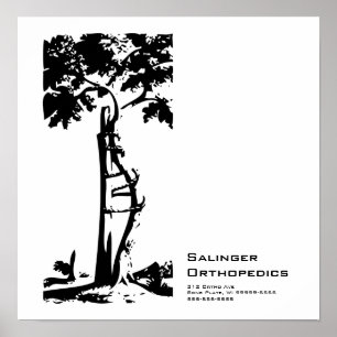 Poster Árvore torturada ortopédica