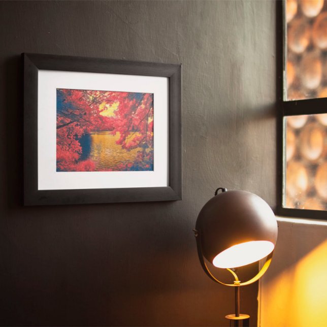 Poster Árvore Vermelha Natureza (Criador carregado)