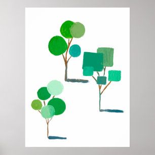 Poster Árvores Asseadas