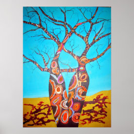 Pôster Árvores de Boab