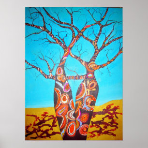 Pôster Árvores de Boab