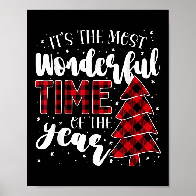 Poster Árvores de Natal É a época mais maravilhosa (Frente)