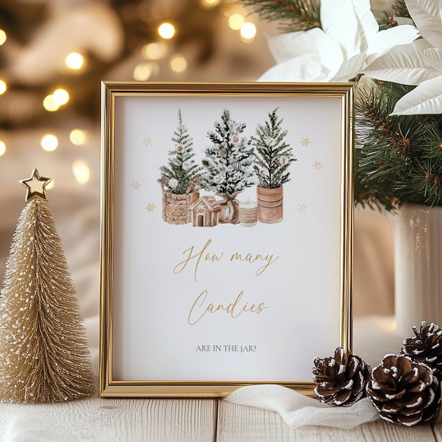 Poster Árvores de Natal Russas do inverno Quantas Candias (Criador carregado)