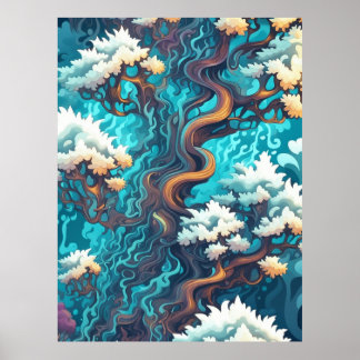 Poster Árvores Submarinas