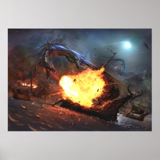 Poster Arx Draconis Sob Ataque