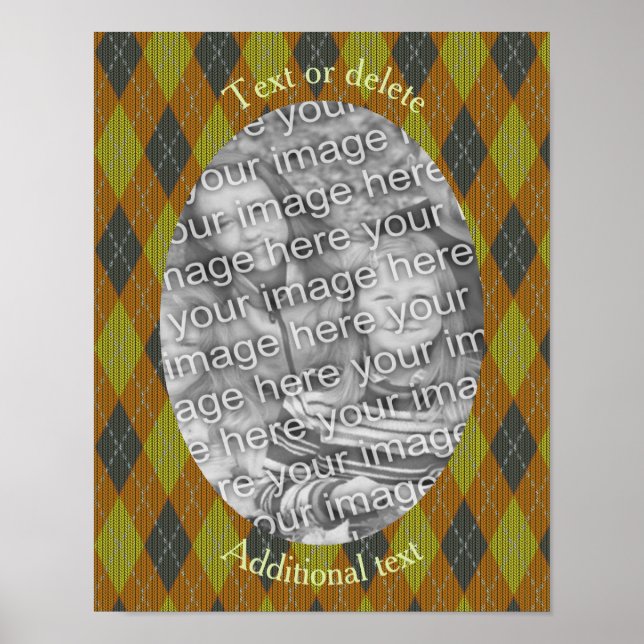 Poster Aryle Design Frame Crie sua própria foto (Frente)