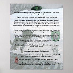 Pôster as 10ns forças especiais agrupam veterinários