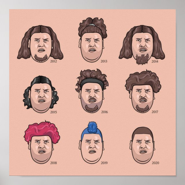 Poster As 9 faces de Rainer Drachenlord Winkler (Frente)