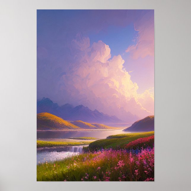 Poster As Águas do Vale Pacífico (Frente)