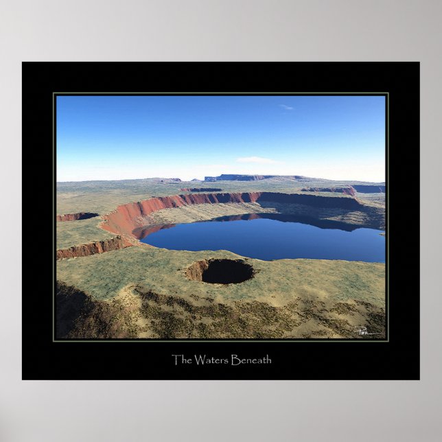 Poster As Águas por baixo (Frente)