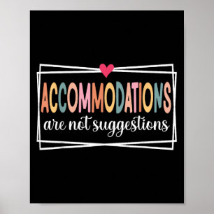 Poster As Alojamentos Não São Sugestões De Slp, Fala, Ot