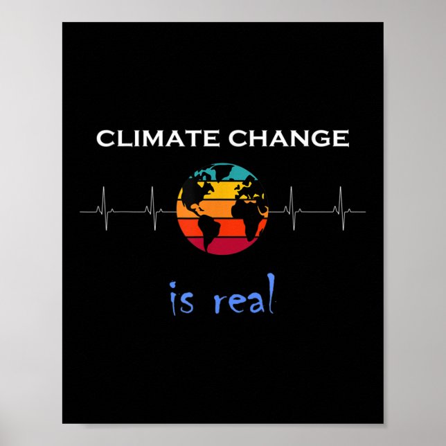 Poster As Alterações Climáticas São Verdadeiras Para A Pr (Frente)