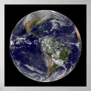 Poster As Américas No Dia Da Terra.