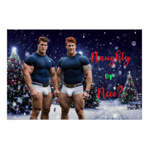 Pôster As árvores de Natal brilhantes de SlipperyJoe dois