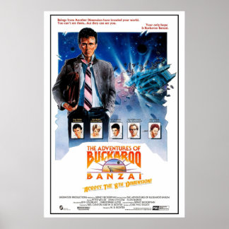 Poster As Aventuras de Buckaroo Banzai 1984