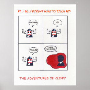 Poster As aventuras de Clippy, pinta. 1