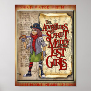 Poster As aventuras do escarlate de Maddy