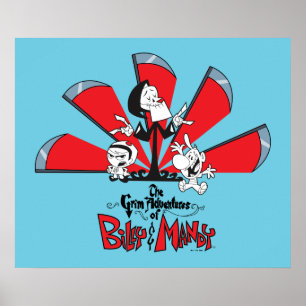 Poster As Aventuras Negras da Arte Billy & Mandy Scythes