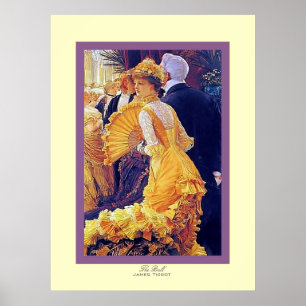 Pôster As belas artes do ~ de James Tissot do ~ da bola