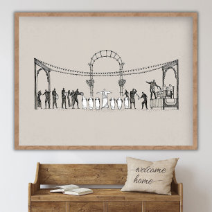 Poster As Bodas de Caná,!, Água em Vinho, Primeiro Milagr