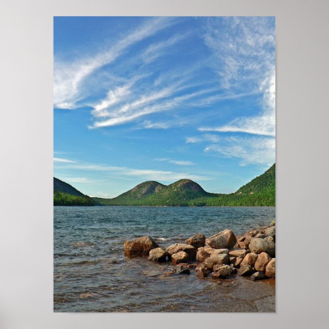 Poster As Bolhas, Parque Nacional Acadia, Maine (Frente)